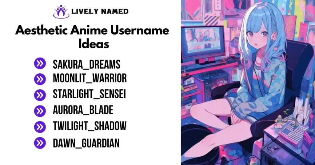 Aesthetic Anime Username Ideas