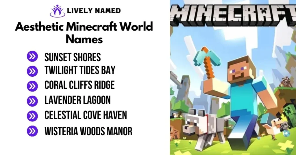 Aesthetic Minecraft World Names