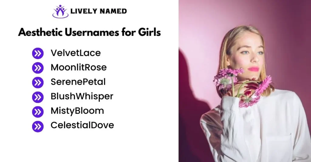 Aesthetic Usernames for Girls