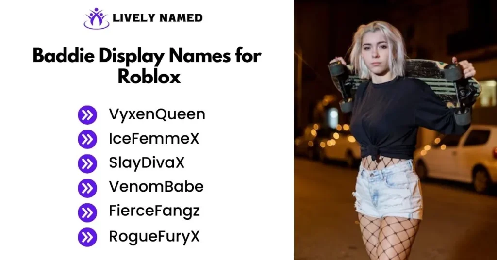 Baddie Display Names for Roblox