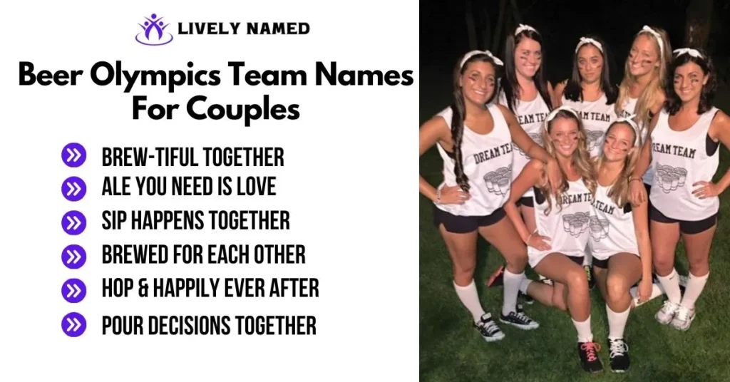 Beer Olympics Team Names For Couples