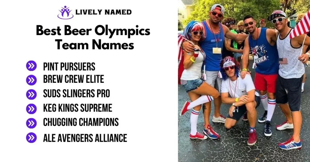 Best Beer Olympics Team Names