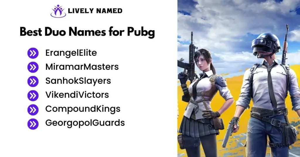 Best Duo Names for Pubg