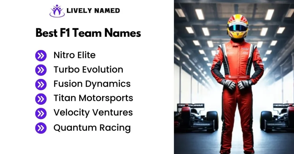 Best F1 Team Names