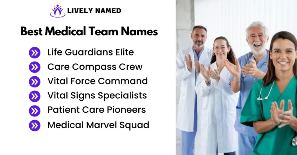 Best Medical Team Names