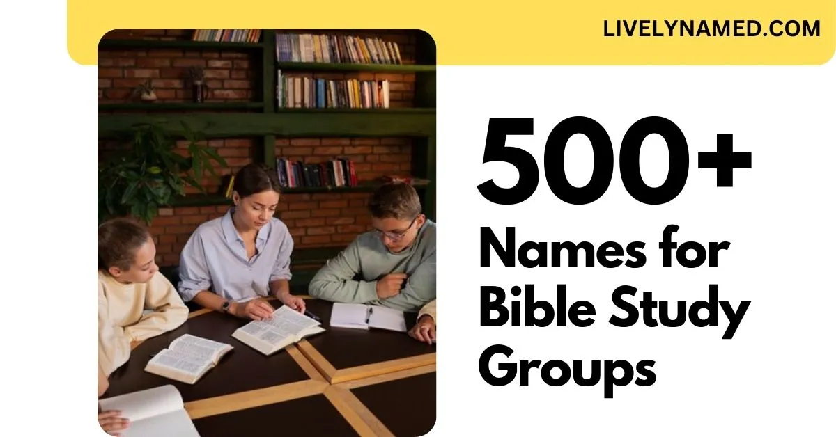 bible study group names