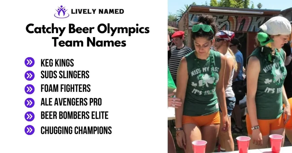 Catchy Beer Olympics Team Names