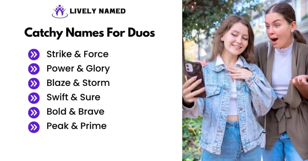 Catchy Names For Duos