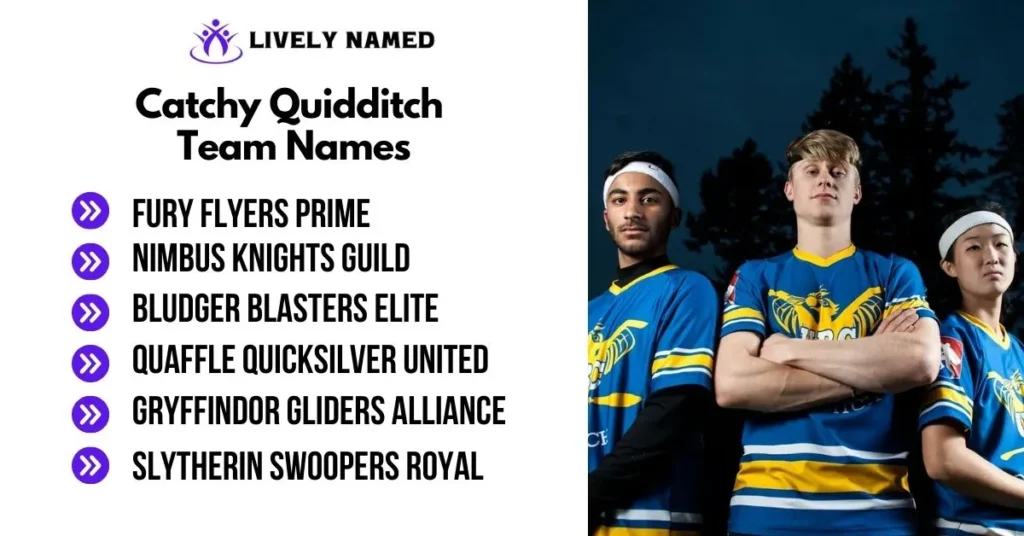 Catchy Quidditch Team Names