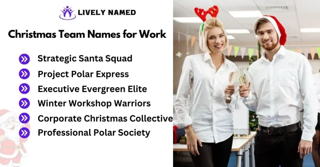 Christmas Team Names for Work