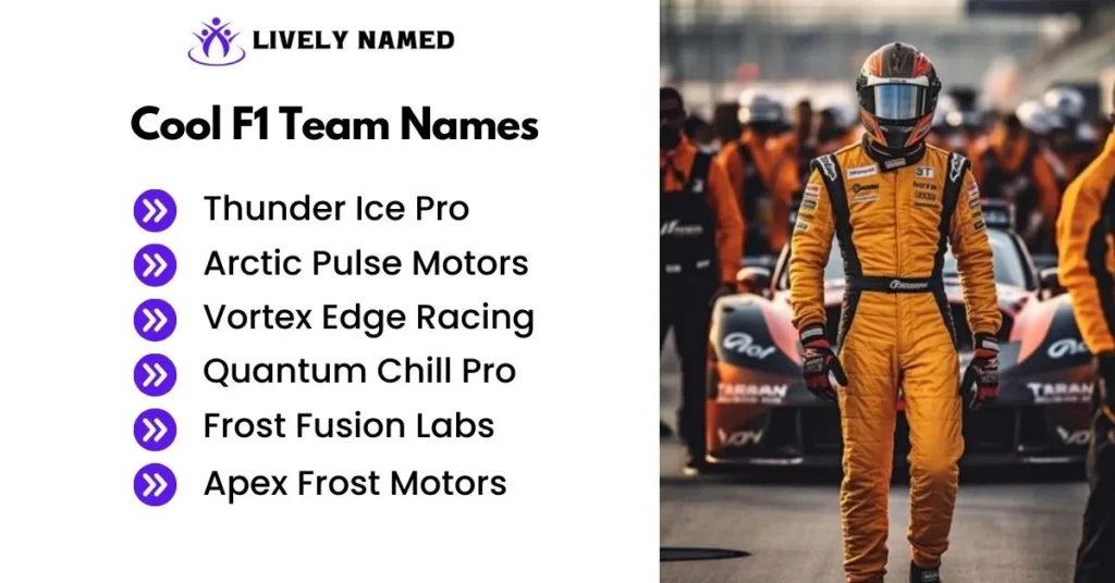 Cool F1 Team Names