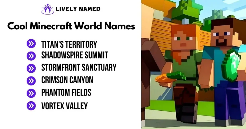 Cool Minecraft World Names