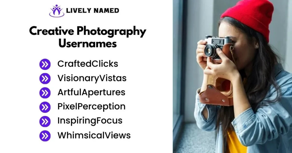 Creative Photography Usernames