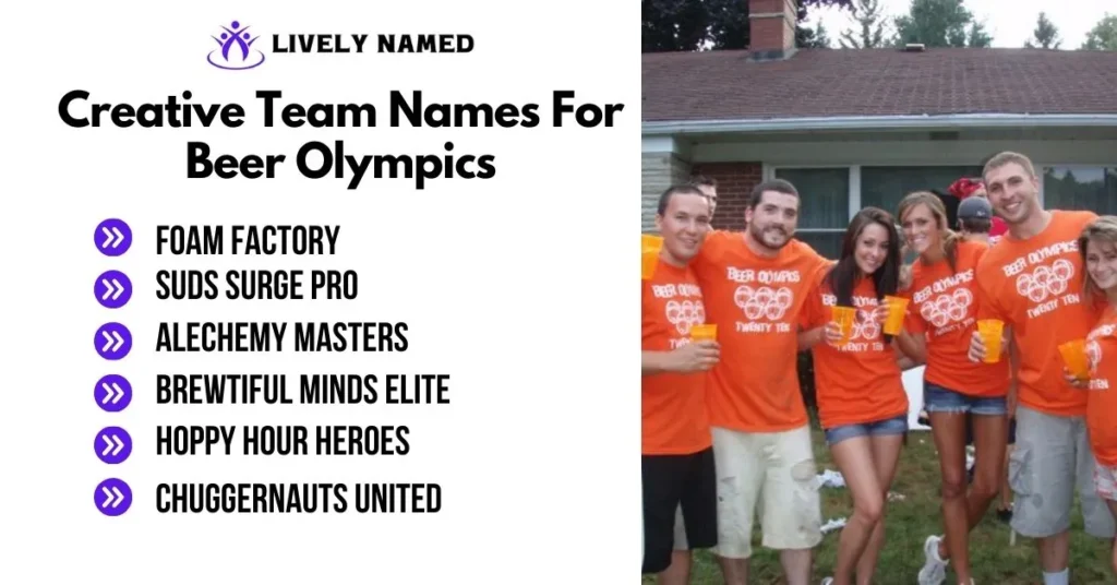 Creative Team Names For Beer Olympics