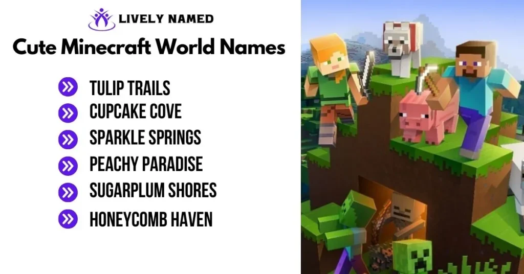 Cute Minecraft World Names