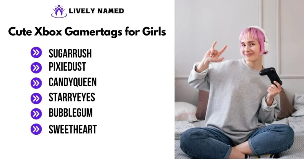 Cute Xbox Gamertags for Girls