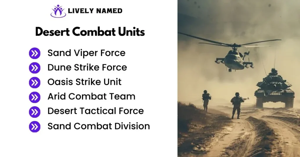 Desert Combat Units