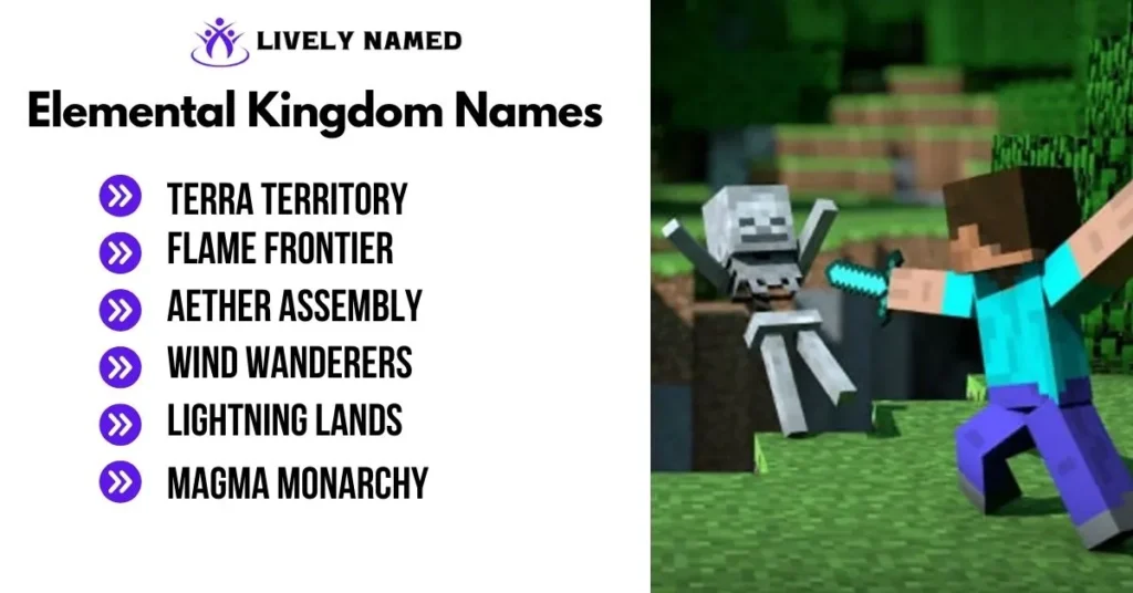 Elemental Kingdom Names