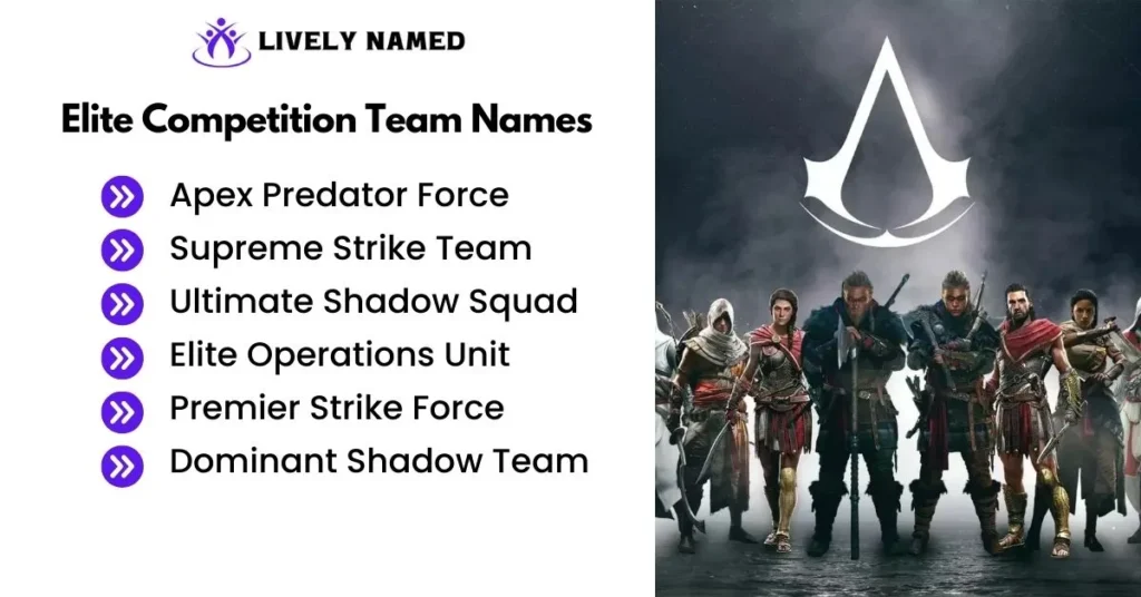 Elite Competition Team Names