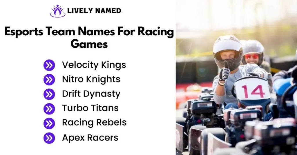 Esports Team Names For Racing Games