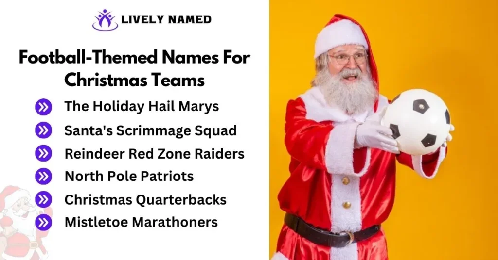 Football-Themed Names For Christmas Teams