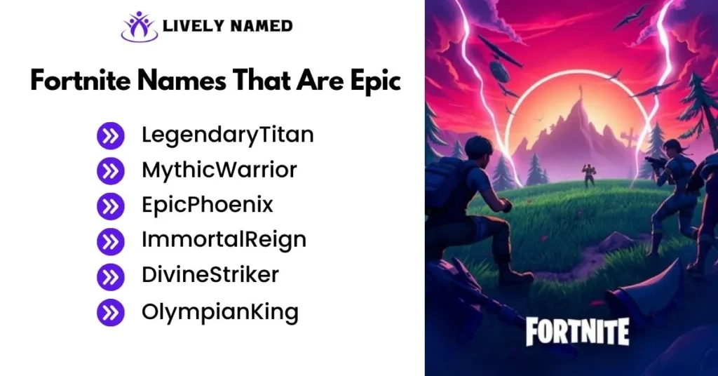 Fortnite Names That Are Epic