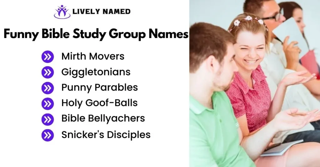 Funny Bible Study Group Names