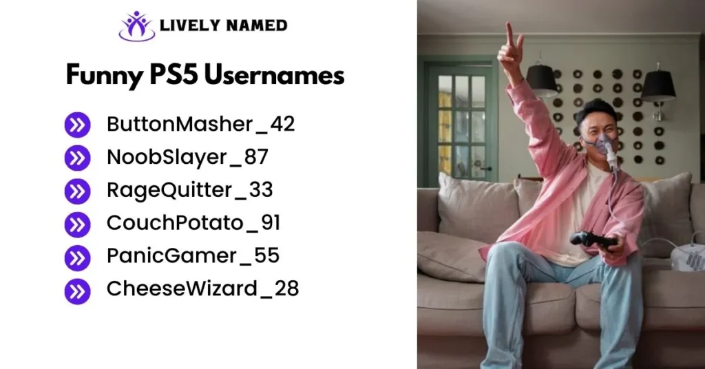 Funny PS5 Usernames