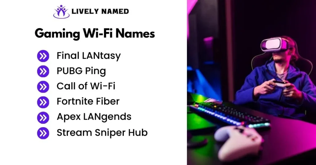 Gaming Wi-Fi Names