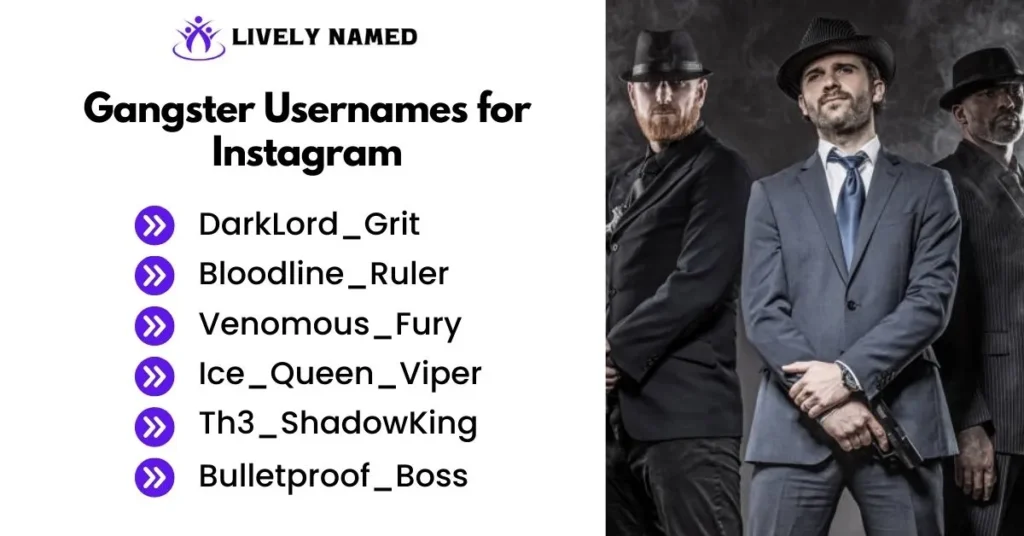 Gangster Usernames for Instagram