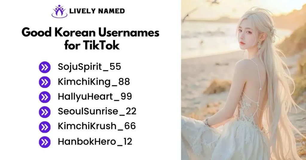 Good Korean Usernames for TikTok