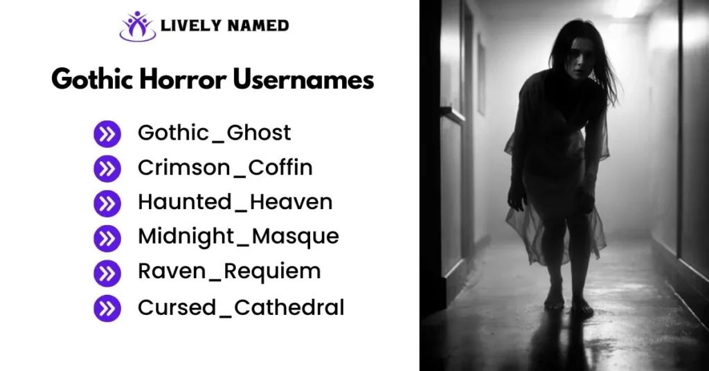 Gothic Horror Usernames