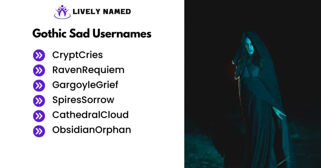 Gothic Sad Usernames