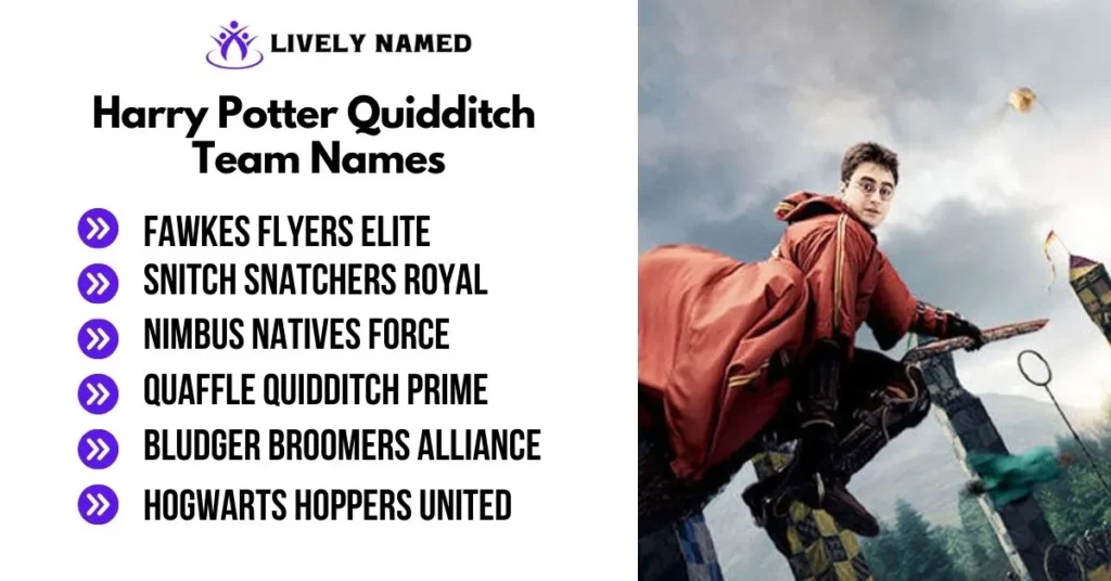 Harry Potter Quidditch Team Names