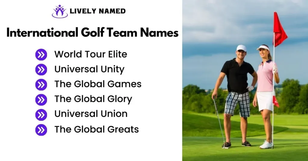 International Golf Team Names