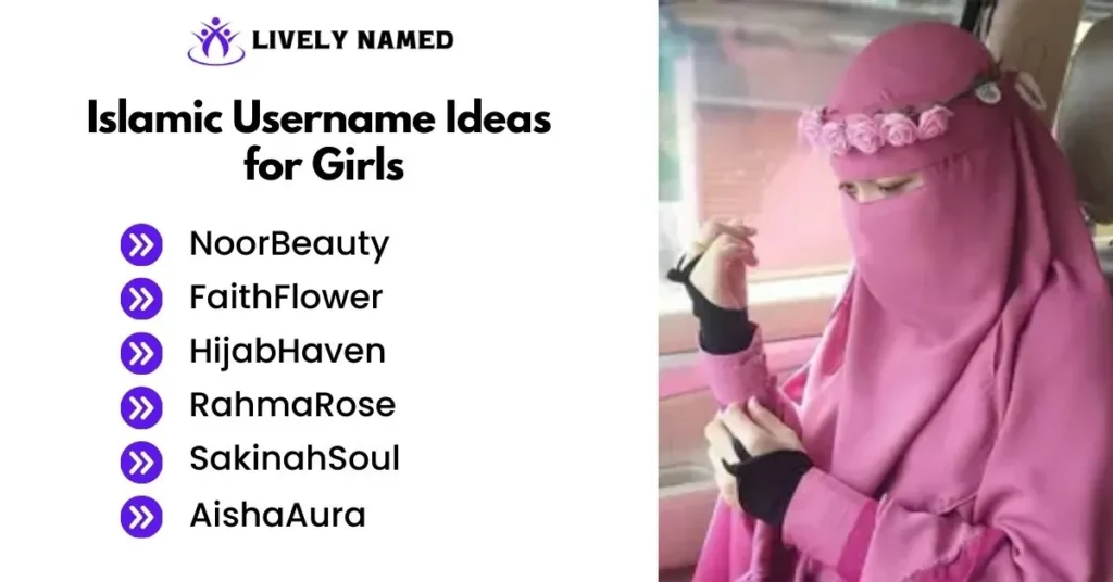 Islamic Username Ideas for Girls