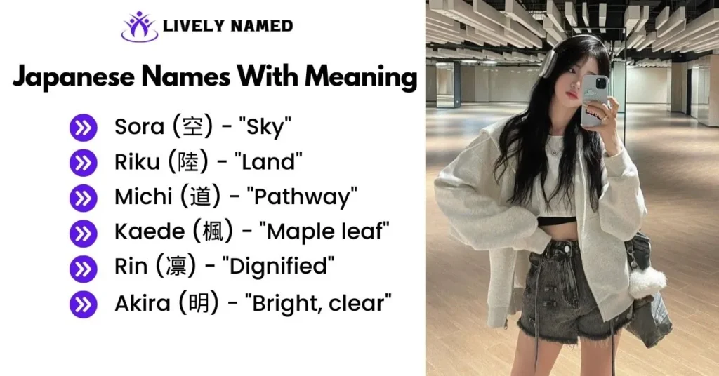 Japanese Names With Meaning