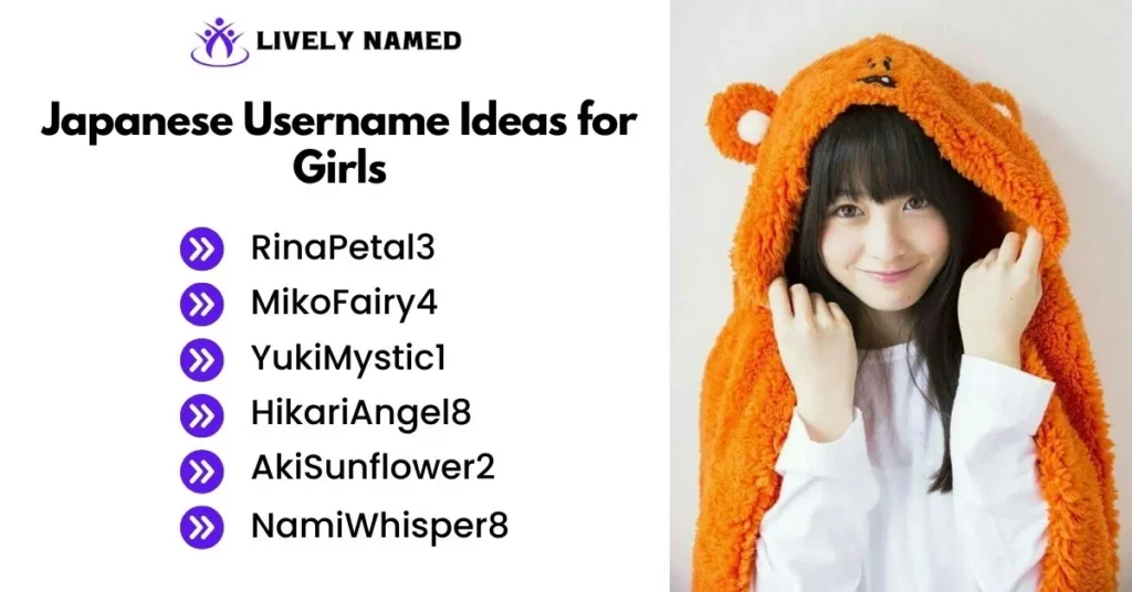 Japanese Username Ideas for Girls