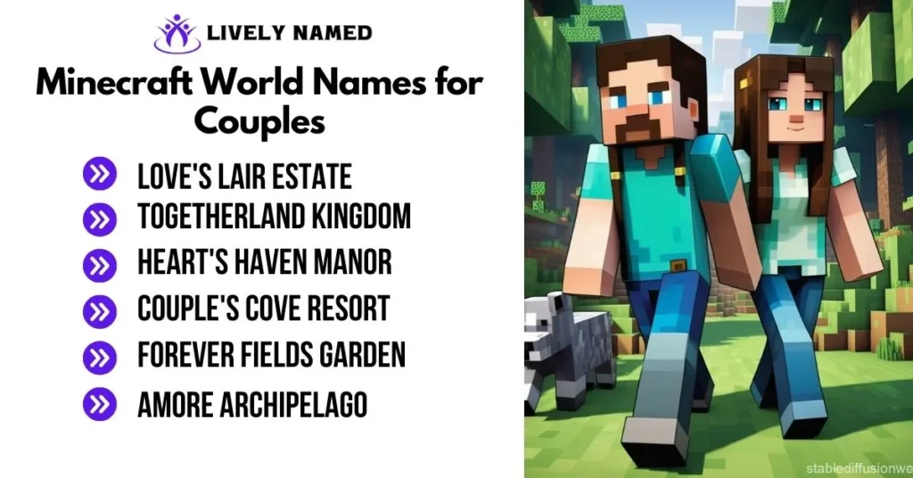 Minecraft World Names for Couples