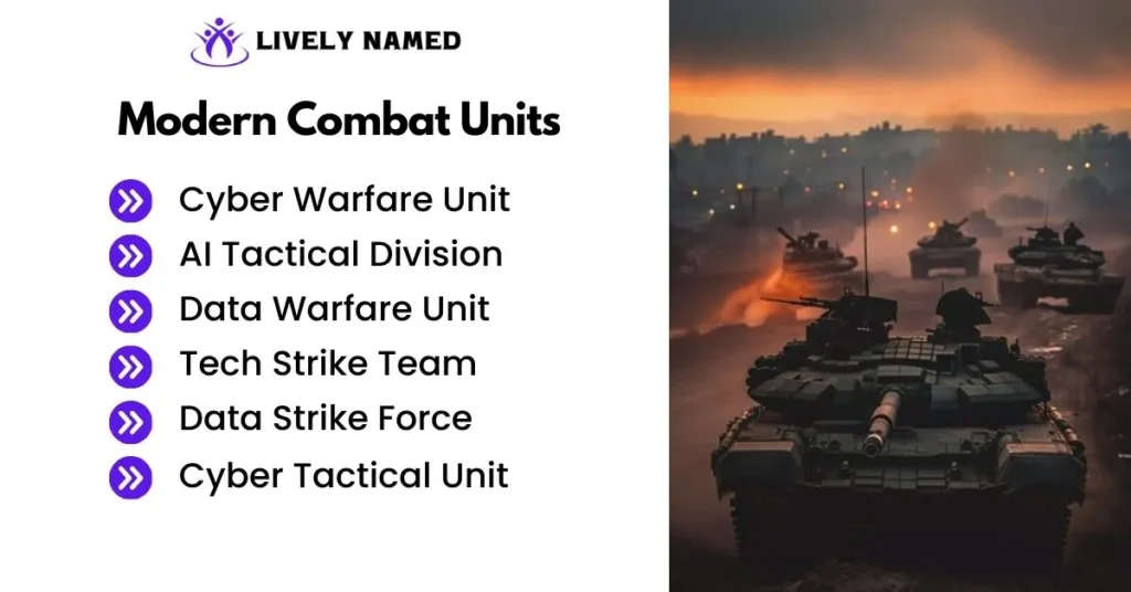 Modern Combat Units