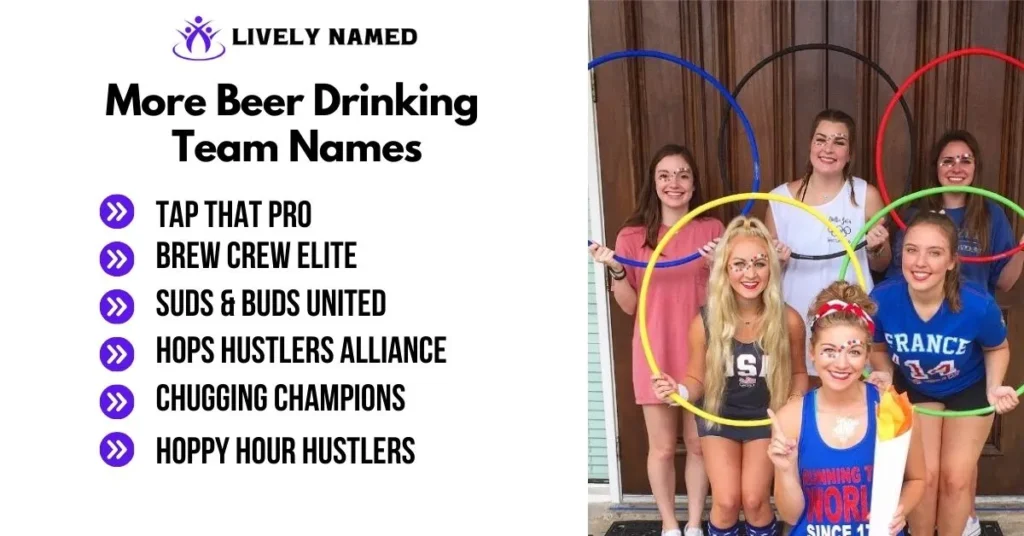 More Beer Drinking Team Names