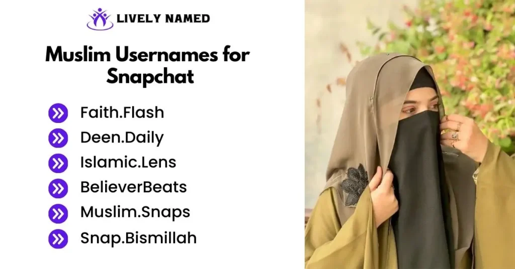 Muslim Usernames for Snapchat