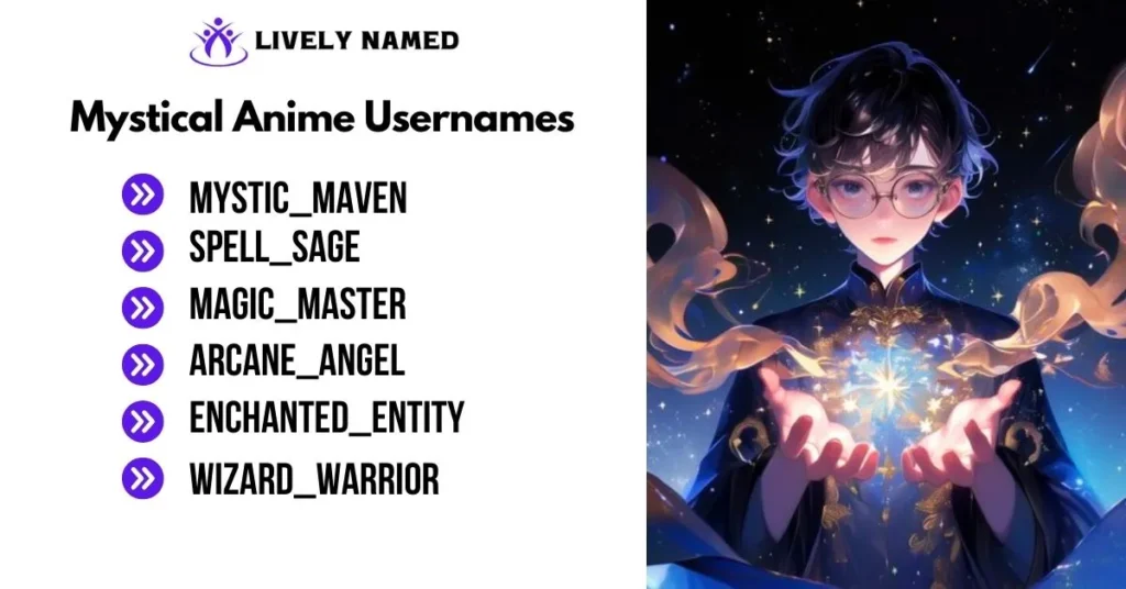 Mystical Anime Usernames