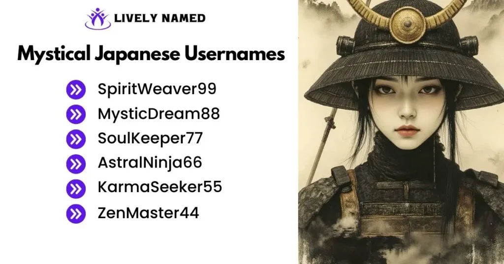 Mystical Japanese Usernames