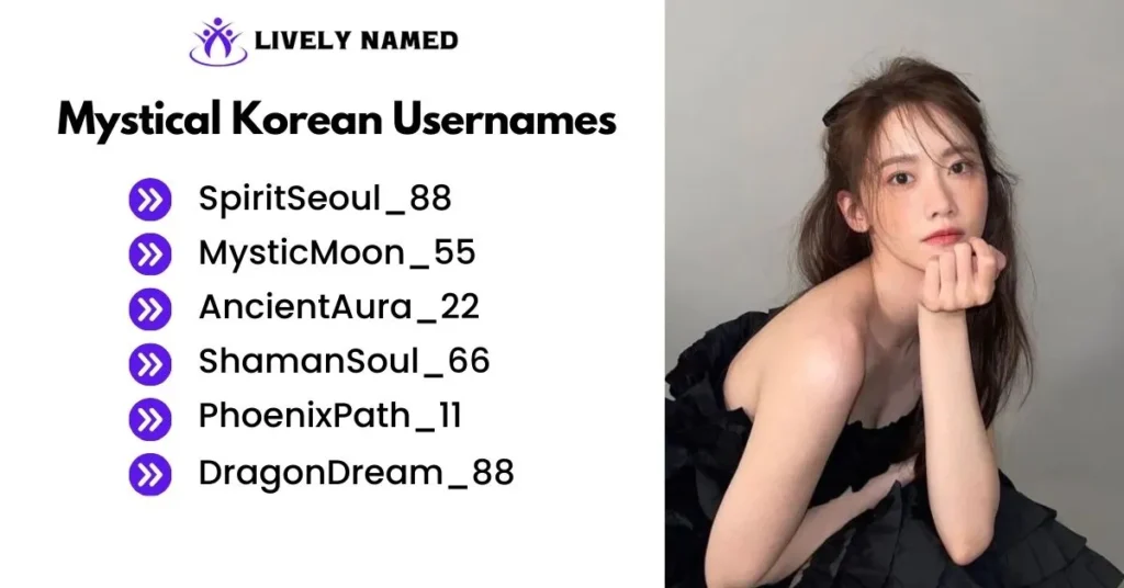 Mystical Korean Usernames