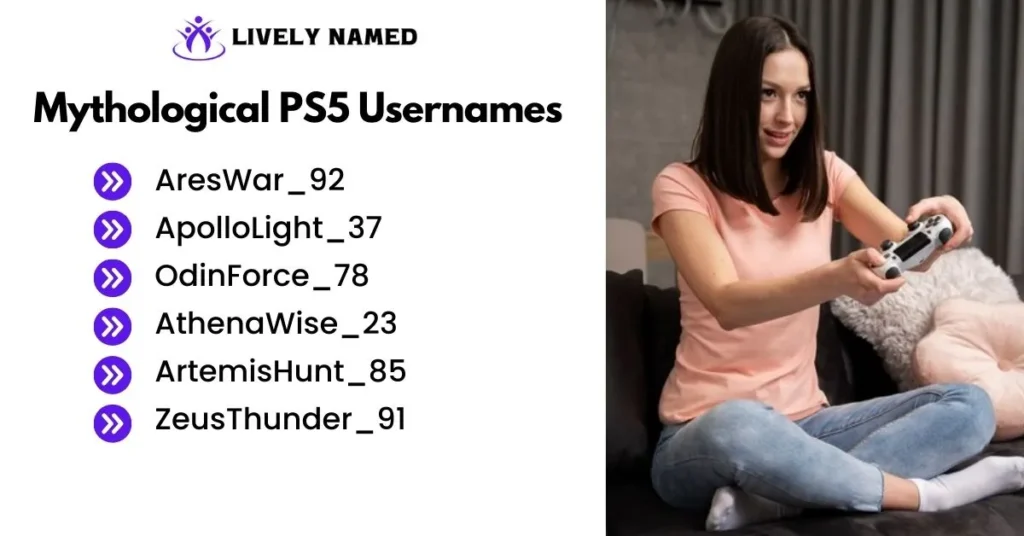 Mythological PS5 Usernames