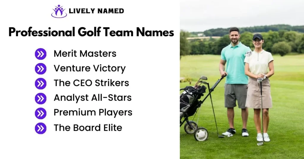 Professional Golf Team Names