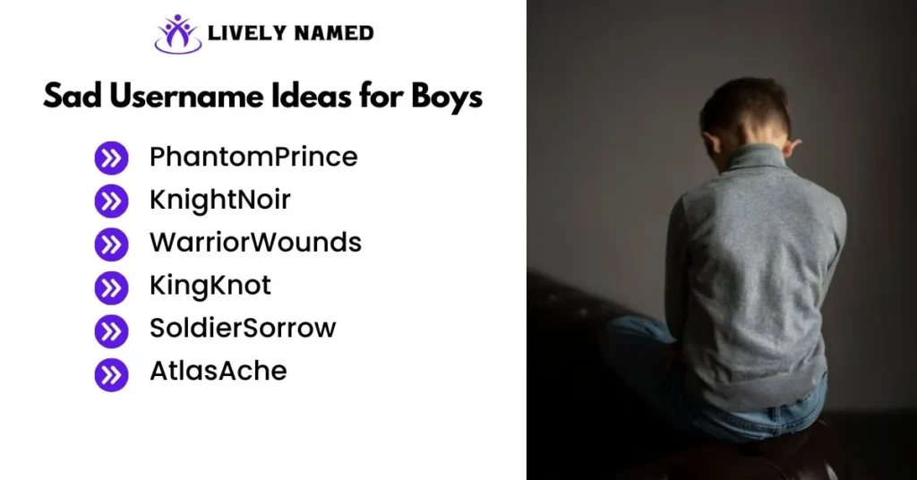 Sad Username Ideas for Boys