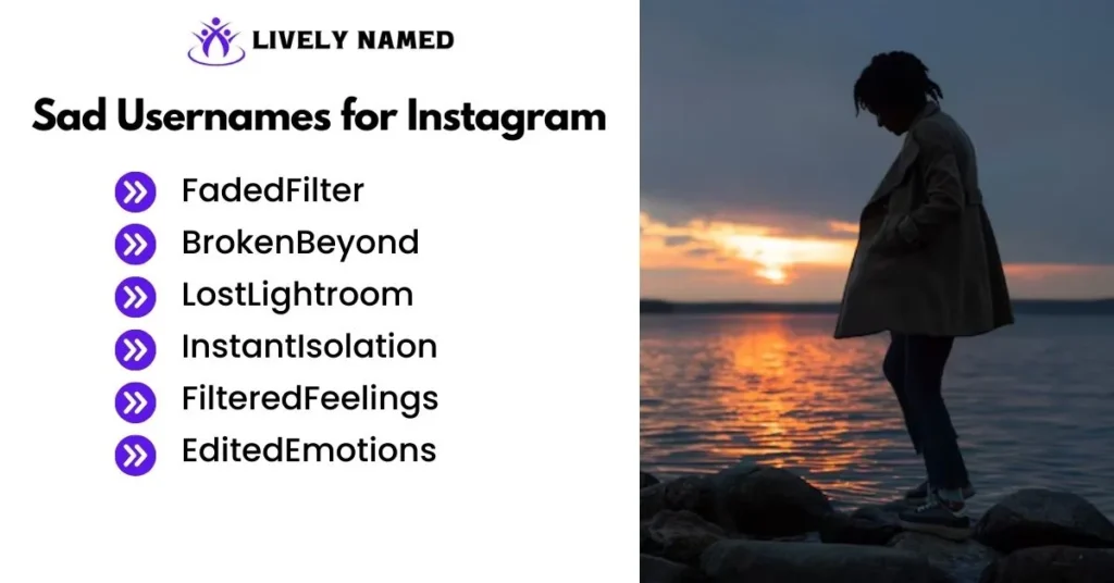 Sad Usernames for Instagram