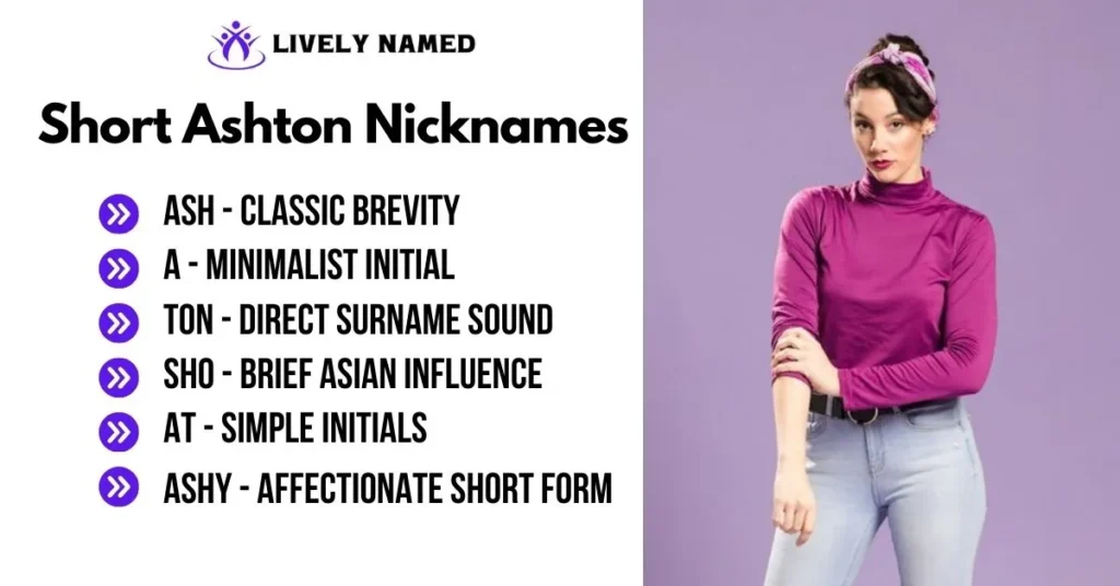 Short Ashton Nicknames